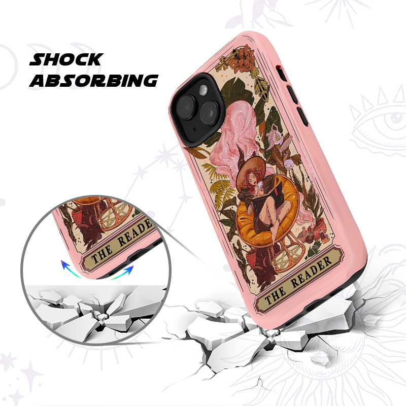 Purplehecate The Reader Tarot Card Phone Case