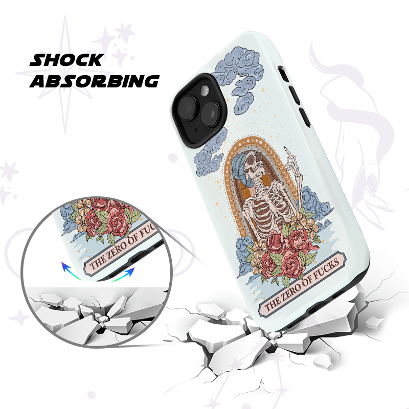Purplehecate The Zero Of Fucks Phone Case