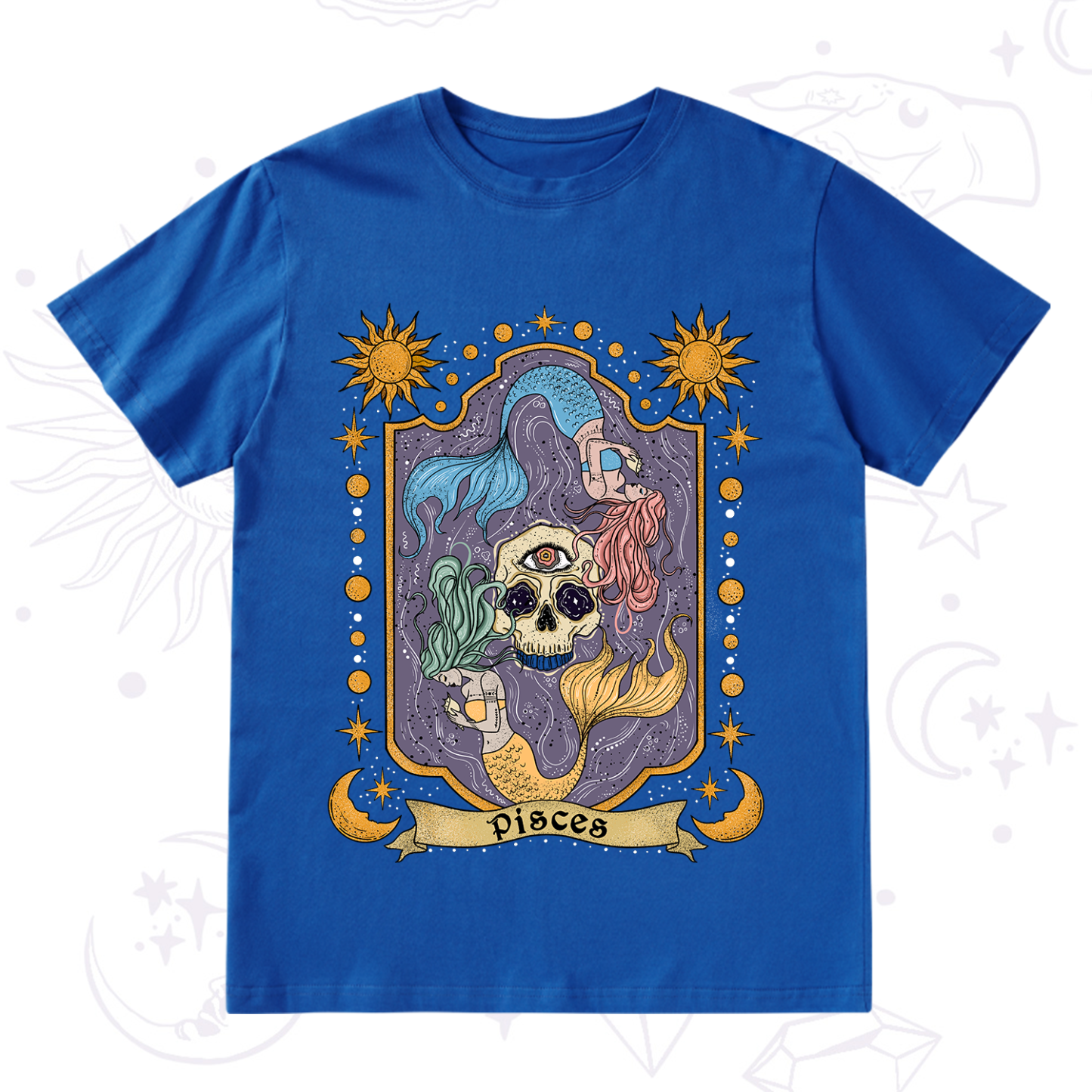 Purplehecate Pisces Zodiac T-Shirt