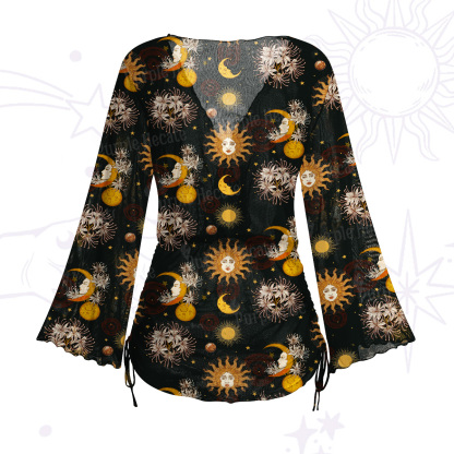 Purplehecate Stellar Symphony Mesh Cover Up Dress