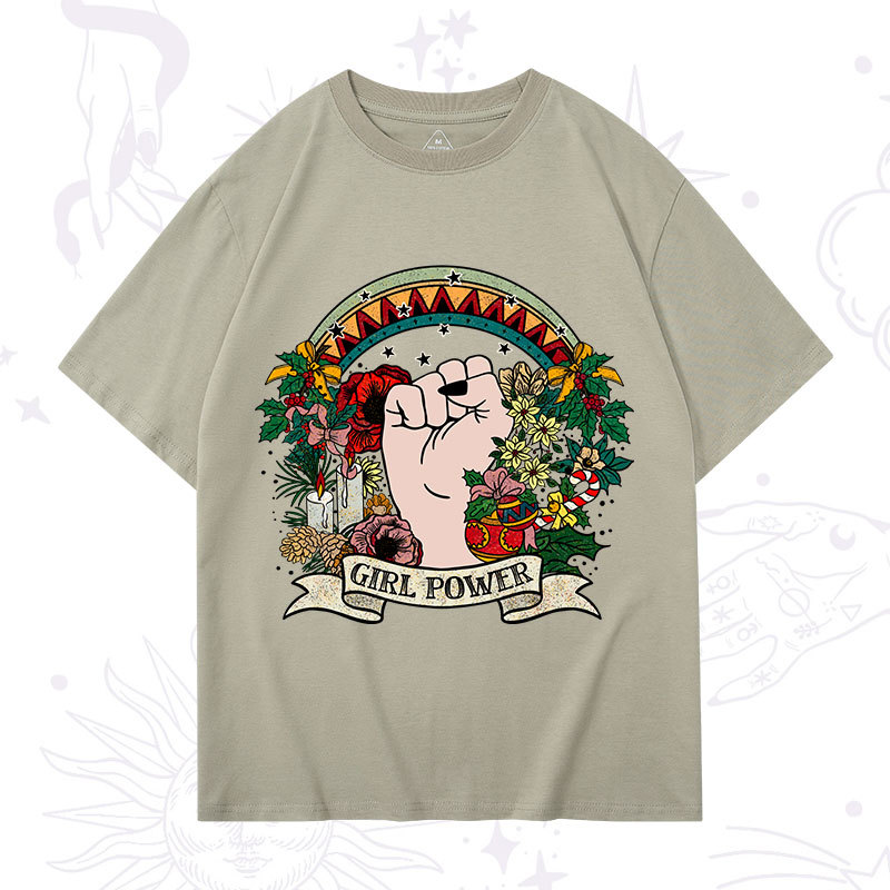 Purplehecate Christmas Girl Power T-Shirt