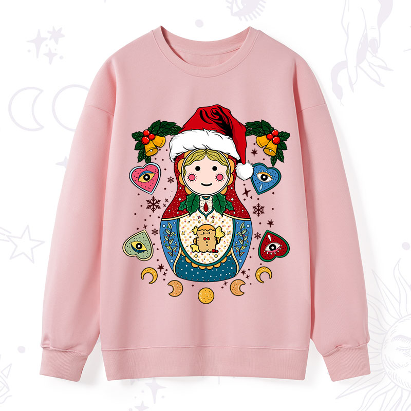 Purplehecate Christmas Nesting Doll Sweatshirt