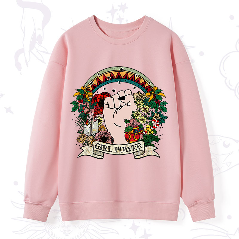 Purplehecate Christmas Girl Power Sweatshirt