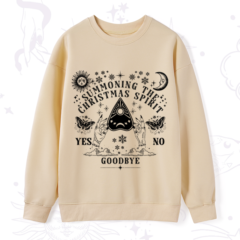 Purplehecate Christmas Mystical Talking Board Sweatshirt