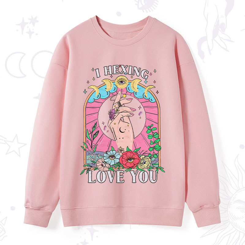 Purplehecate I Hexing Love You Sweatshirt