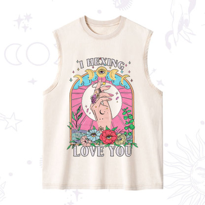 Purplehecate I Hexing Love You Washed Tank