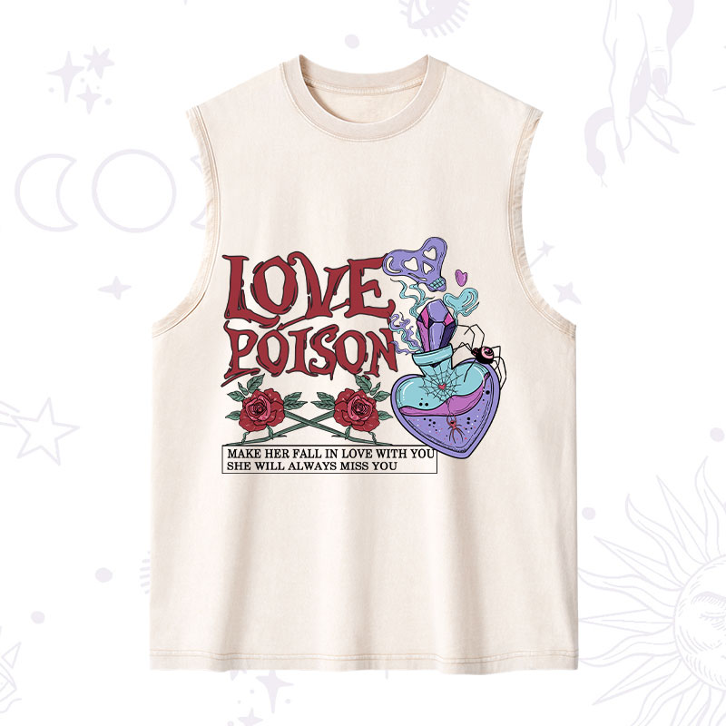 Purplehecate Love Poison Washed Tank