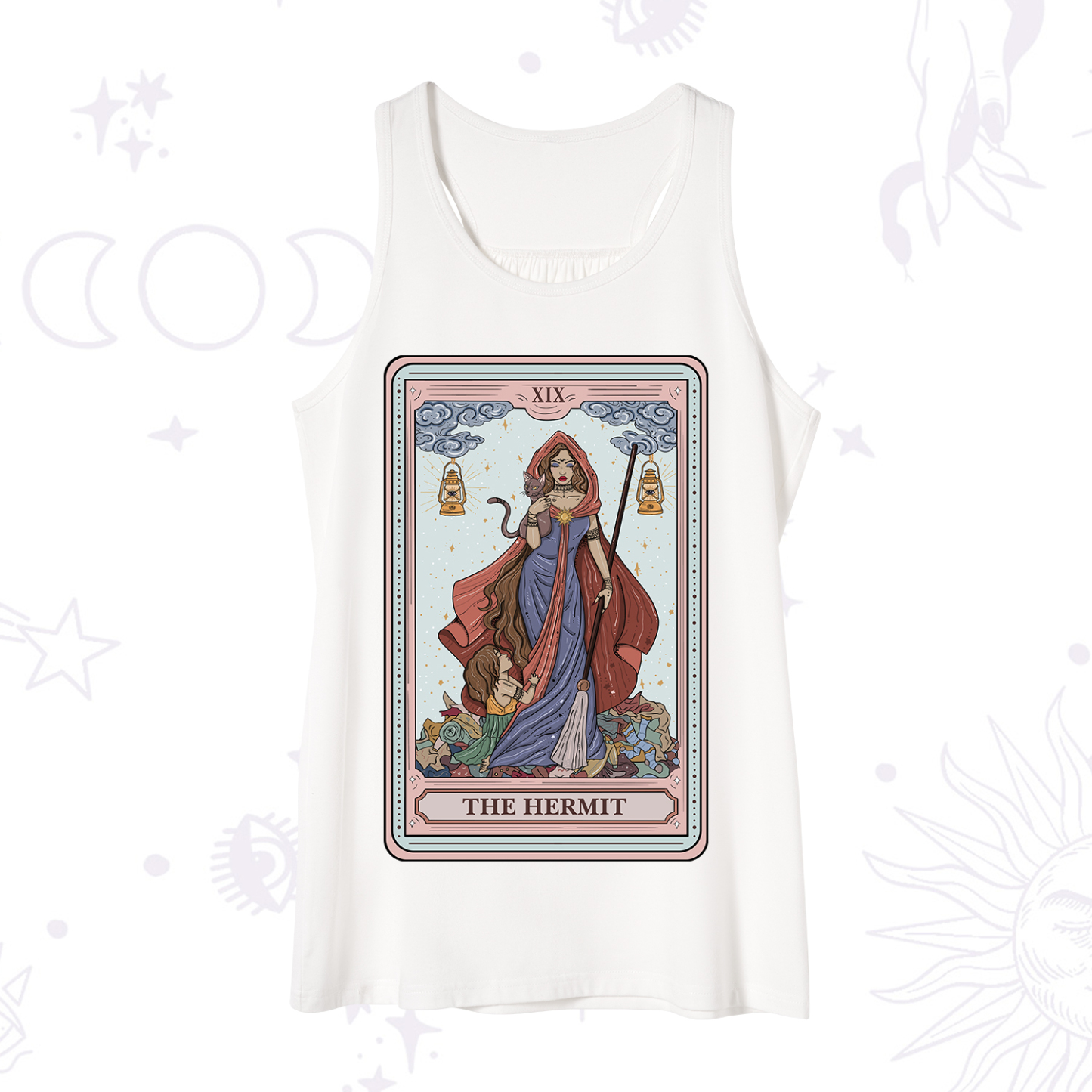 Purplehecate The Hermit Tarot Card Tank