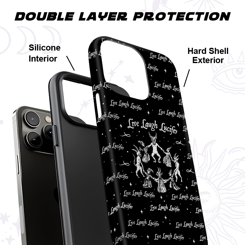 Purplehecate Live Laugh Lucifer Phone Case