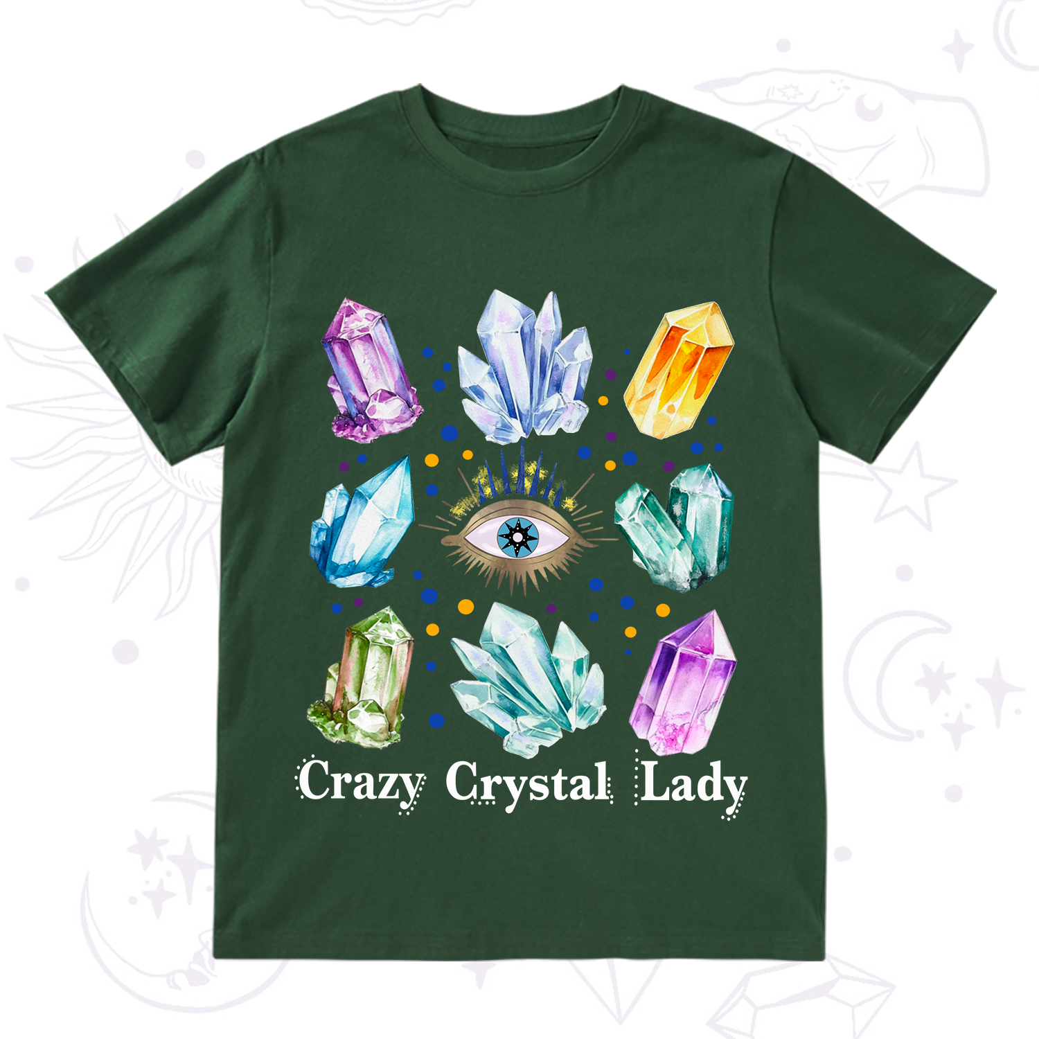 Purplehecate Crysral Lady T-Shirt