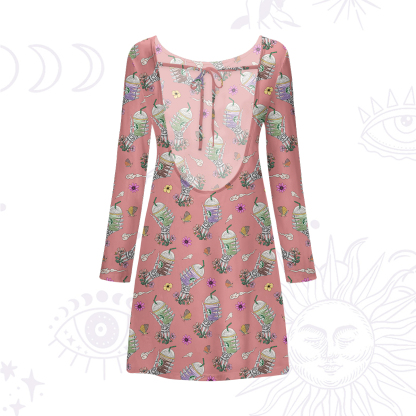 Purplehecate The Last Straw Beachwear Cover-Up Dress