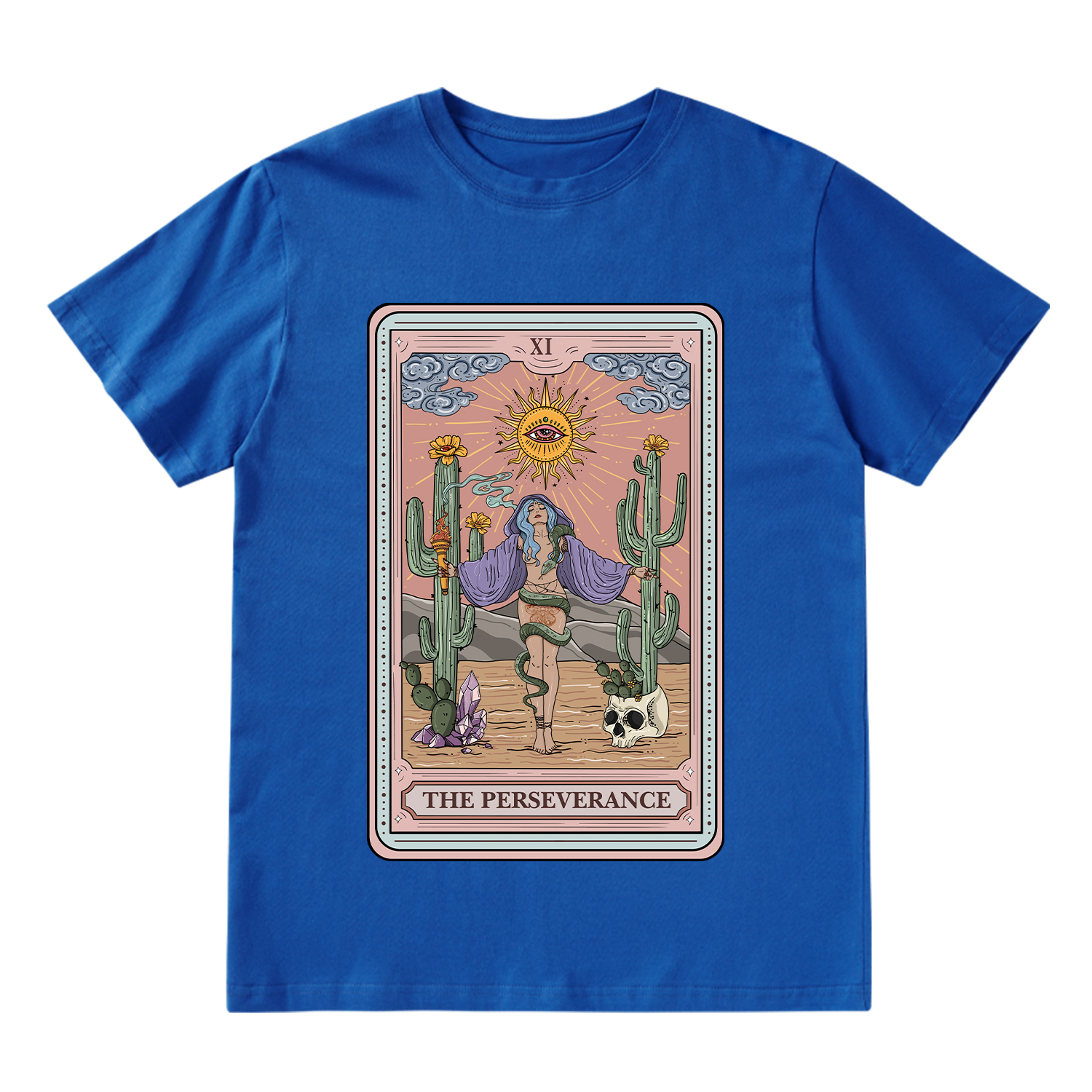 Purplehecate The Perseverance Tarot Card T-Shirt
