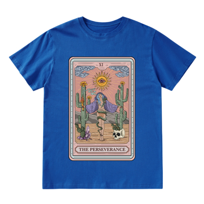 Purplehecate The Perseverance Tarot Card T-Shirt