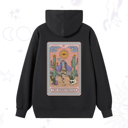 Purplehecate The Perseverance Tarot Card Hoodie