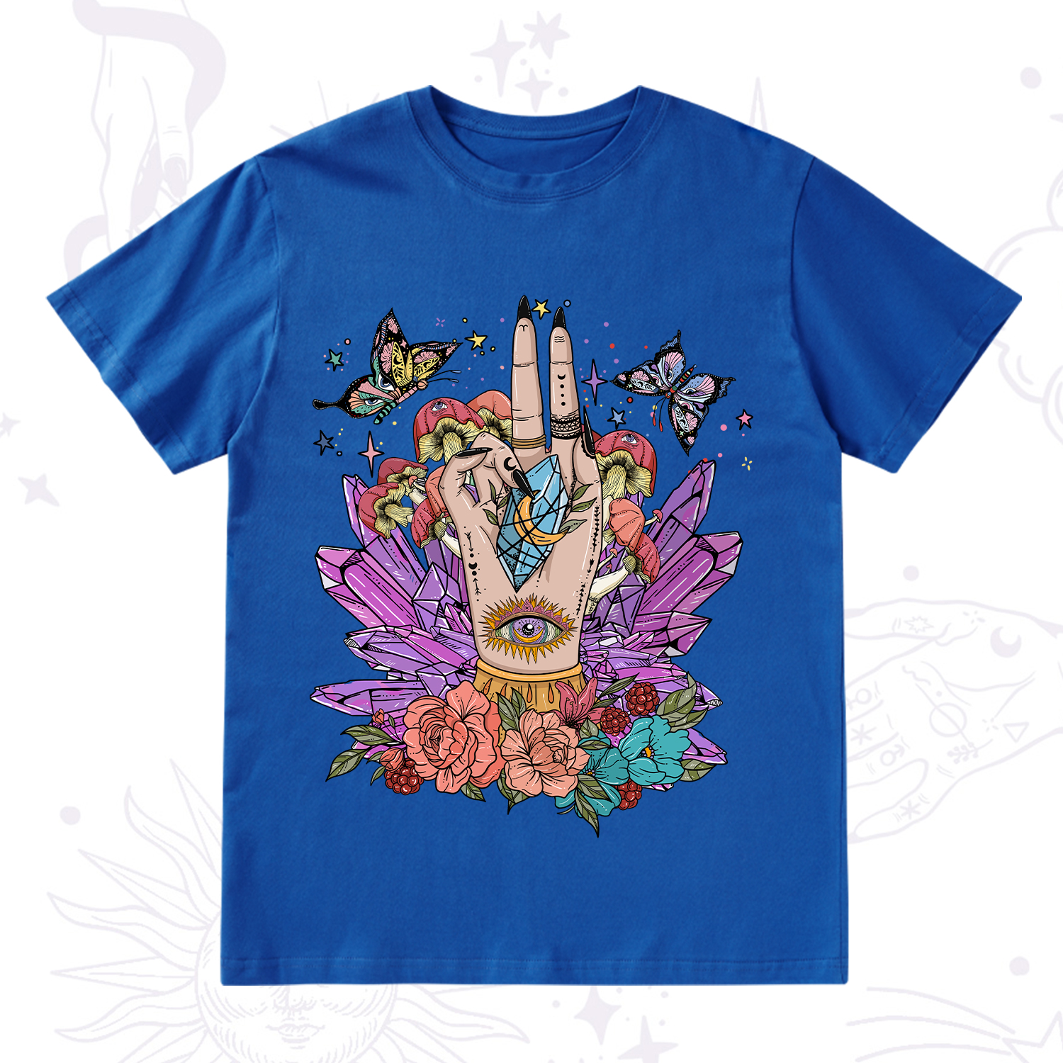 Purplehecate Mystic Crystal Divination T-Shirt