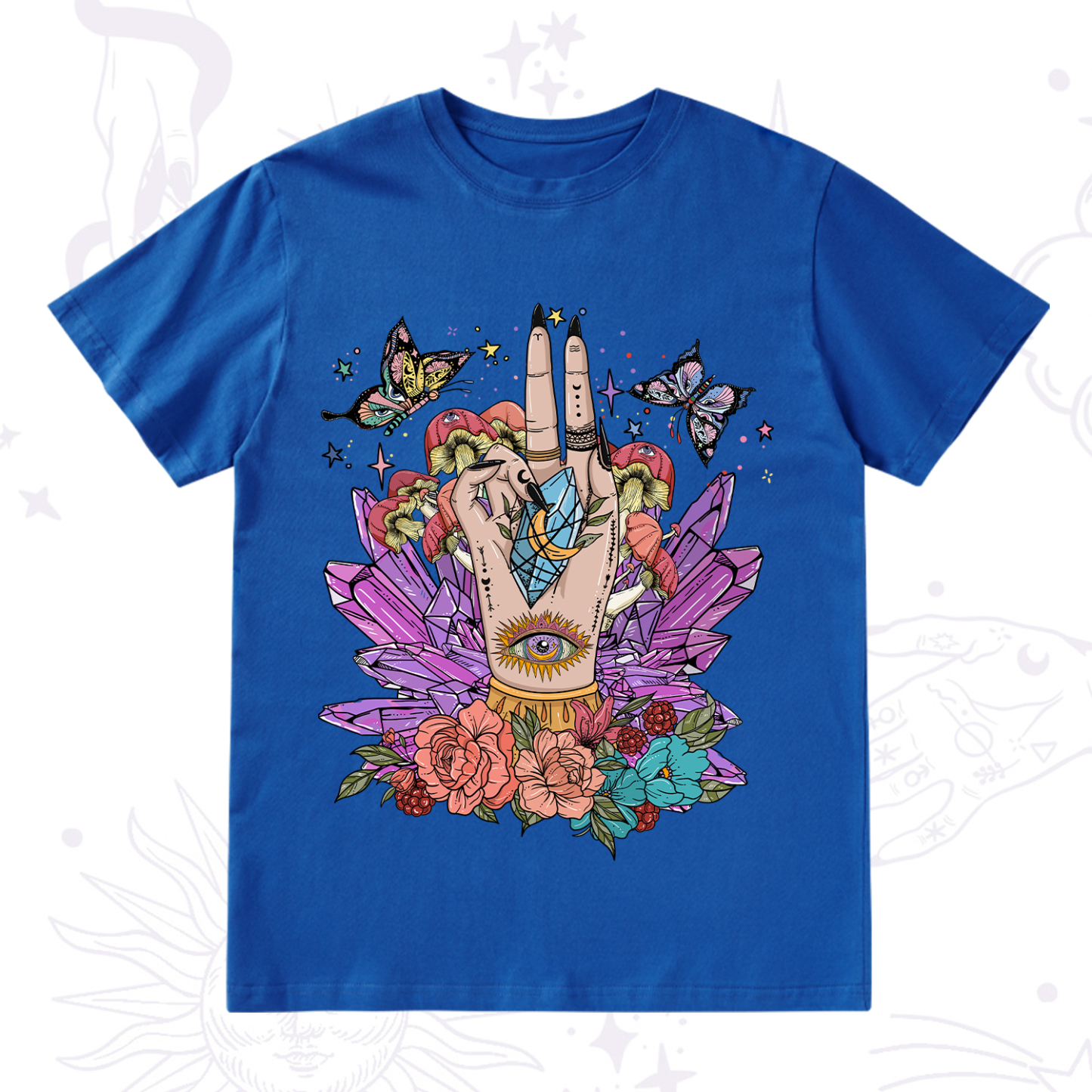Purplehecate Mystic Crystal Divination T-Shirt