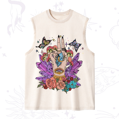 Purplehecate Mystic Crystal Divination Washed Tank