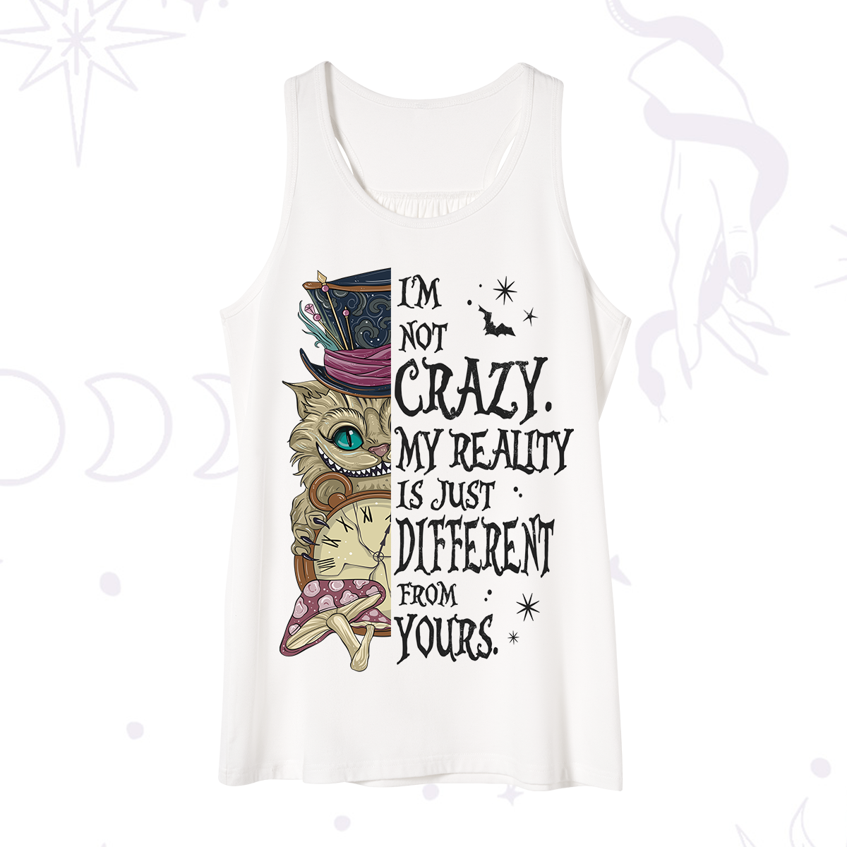 Purplehecate I'm Not Crazy My Reality Is Just Different From Yours Tank