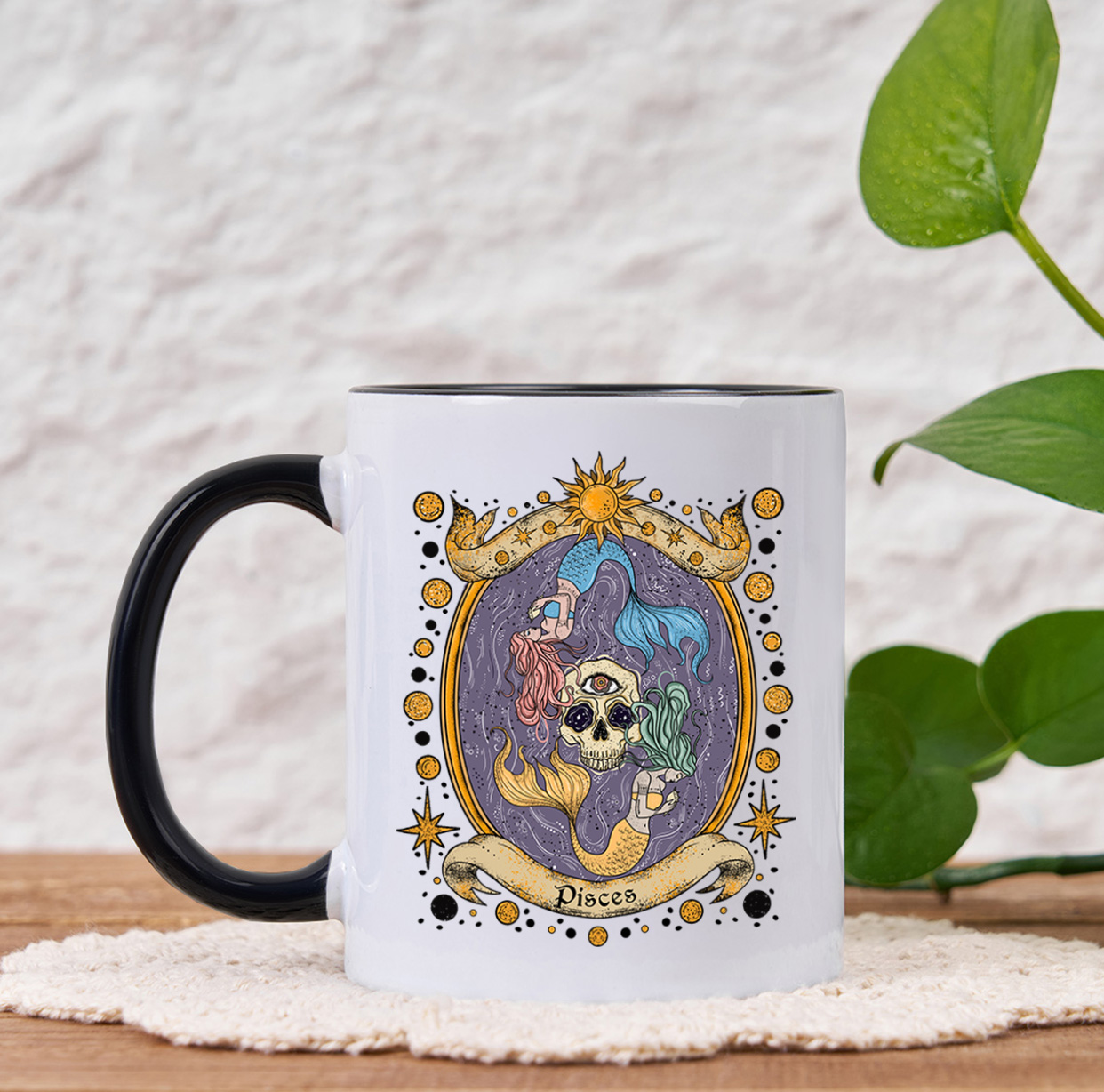 Purplehecate Celestial Pisces Zodiac Mug