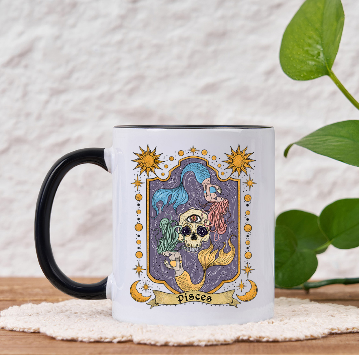 Purplehecate Pisces Zodiac Mug