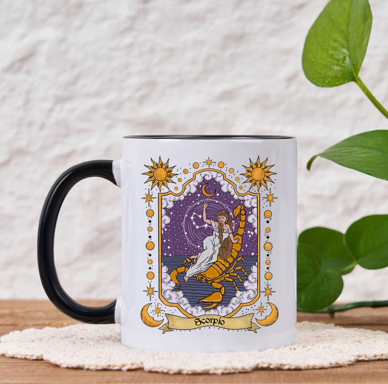 Magic Purplehecate Scorpio Zodiac Mug