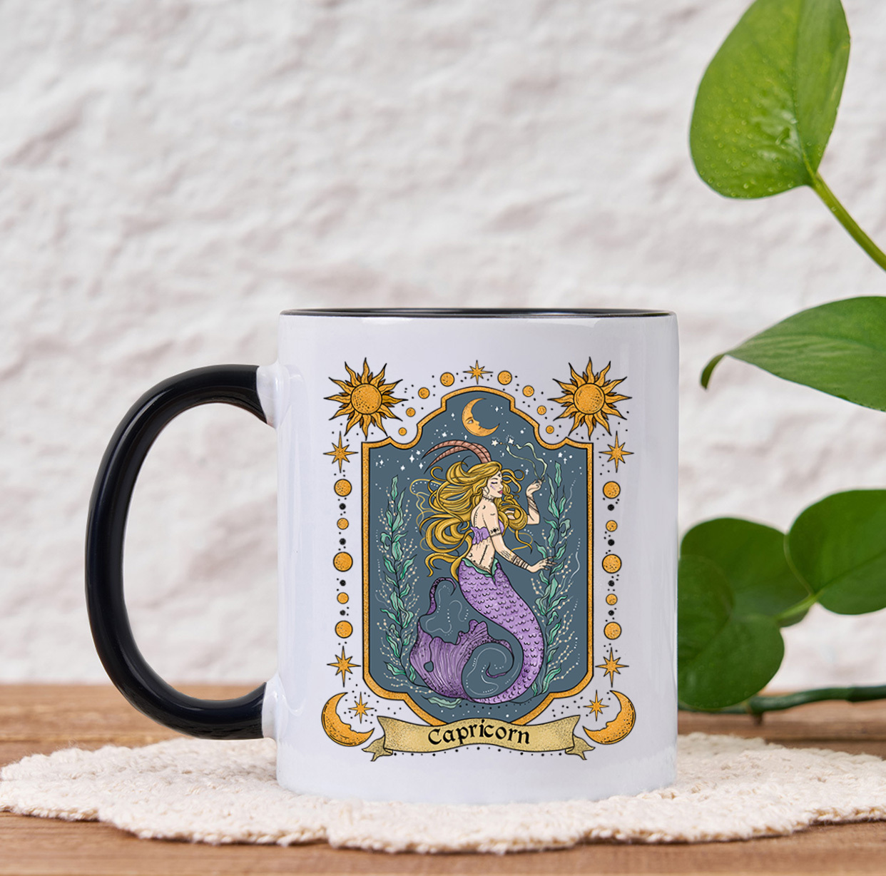 Magic Purplehecate Capricorn Zodiac Mug