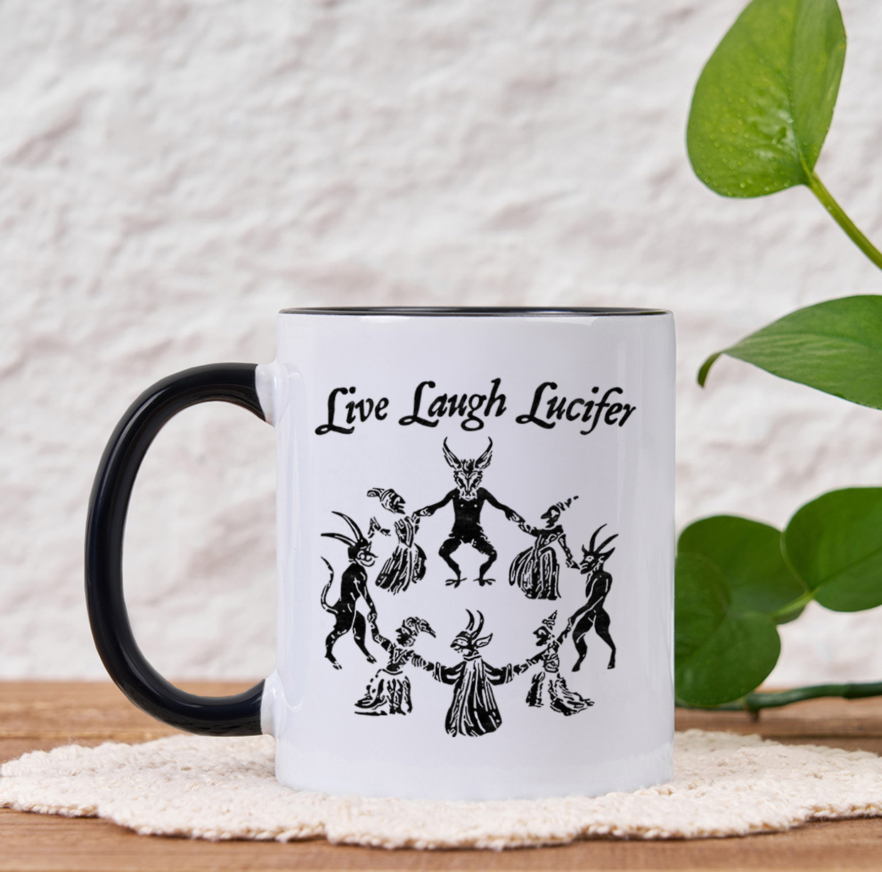 Purplehecate Live Laugh Lucifer Mug
