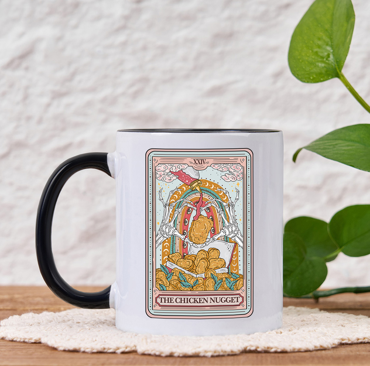 Magic Purplehecate The Chicken Nugget Food Tarot Mug