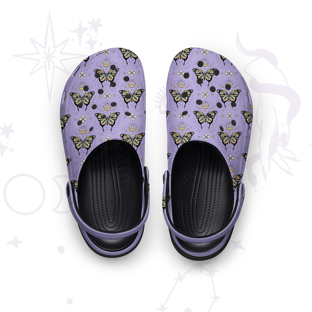 Purplehecate I Am Opening Rubber Clogs