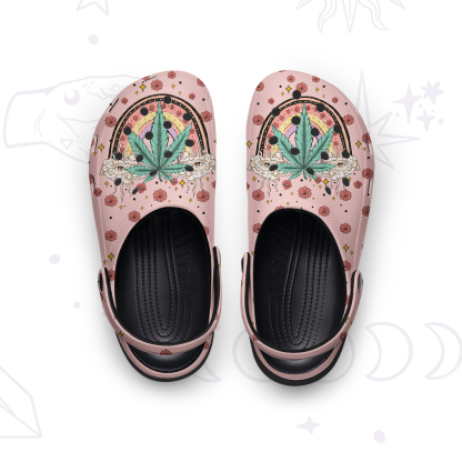 Purplehecate Drugs Not Hugs Rubber Clogs