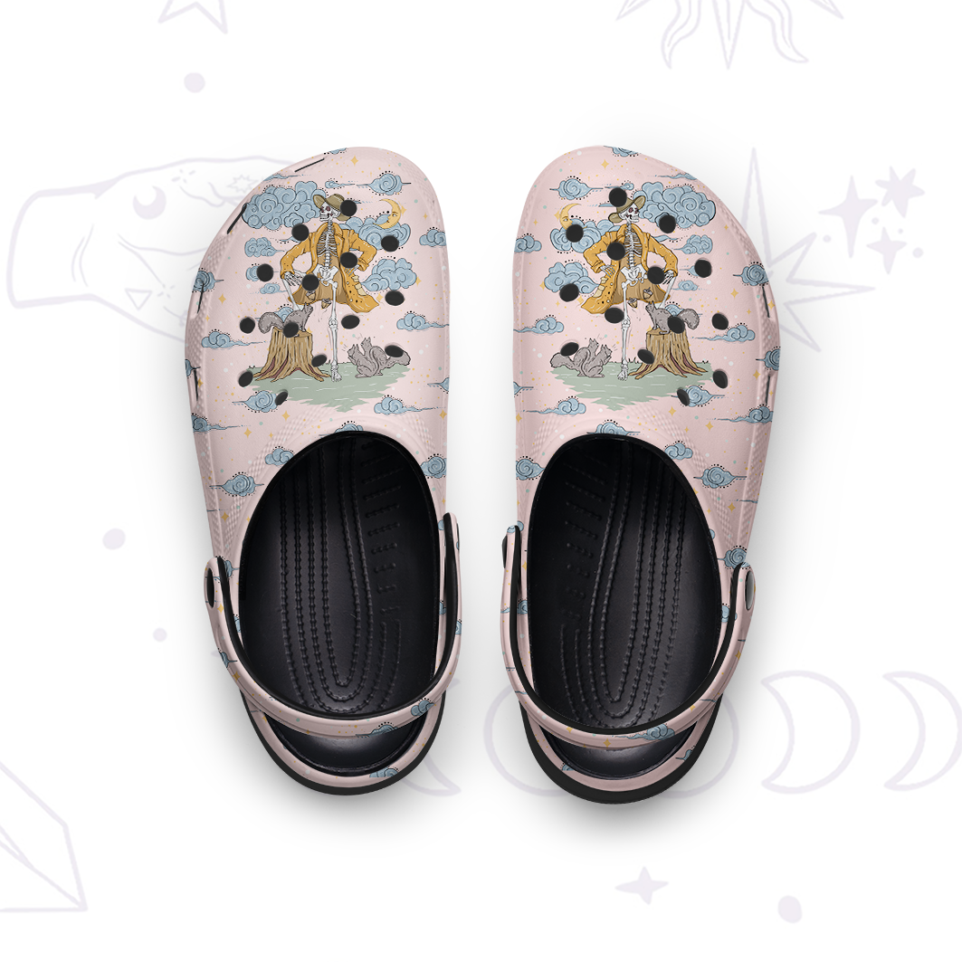 Purplehecate The Two Of Deez Tarot Rubber Clogs