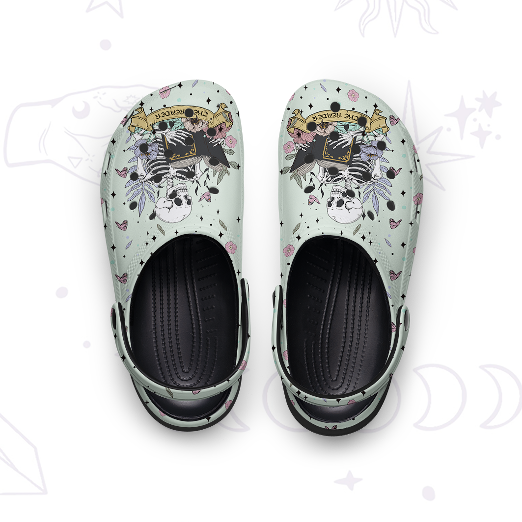 Purplehecate The Reader's Tarot Rubber Clogs