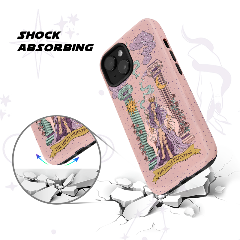 Purplehecate The High Priestess Tarot  Phone Case