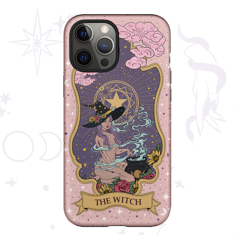 Purplehecate The Witch Tarot Ancient Mirror Phone Case