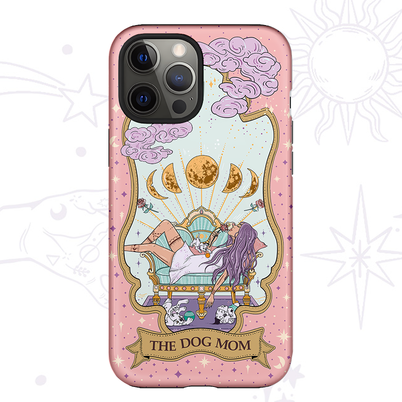 Purplehecate The Cat Mom Tarot Ancient Mirror Phone Case