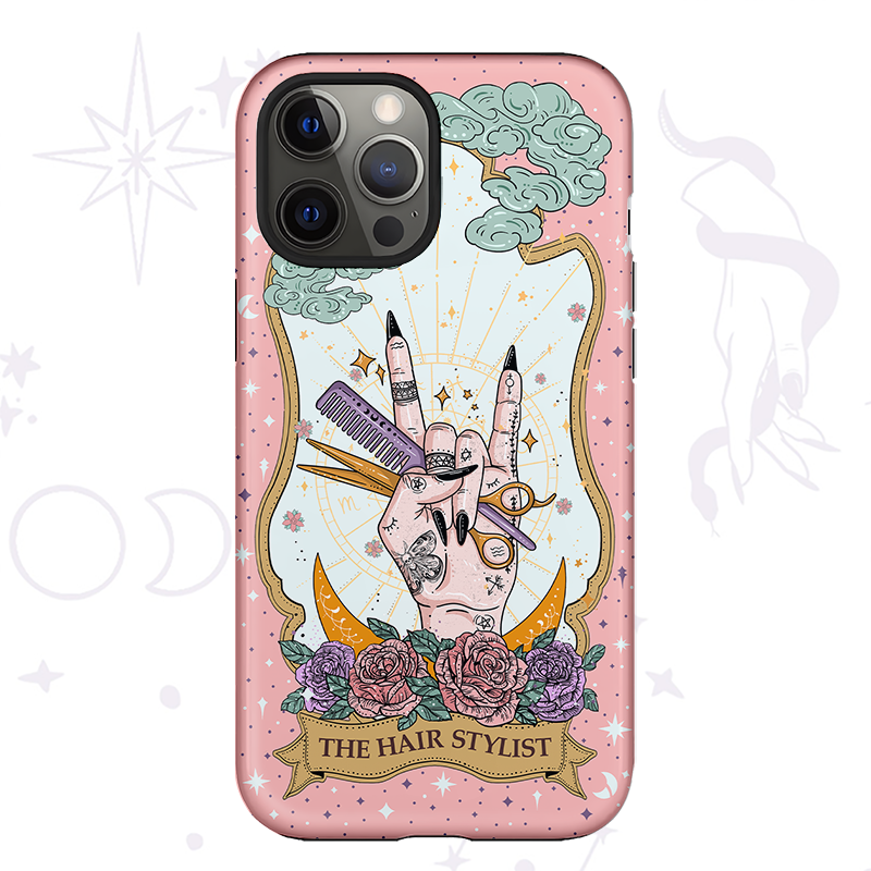 Purplehecate The Hair Stylist Tarot Ancient Mirror Phone Case