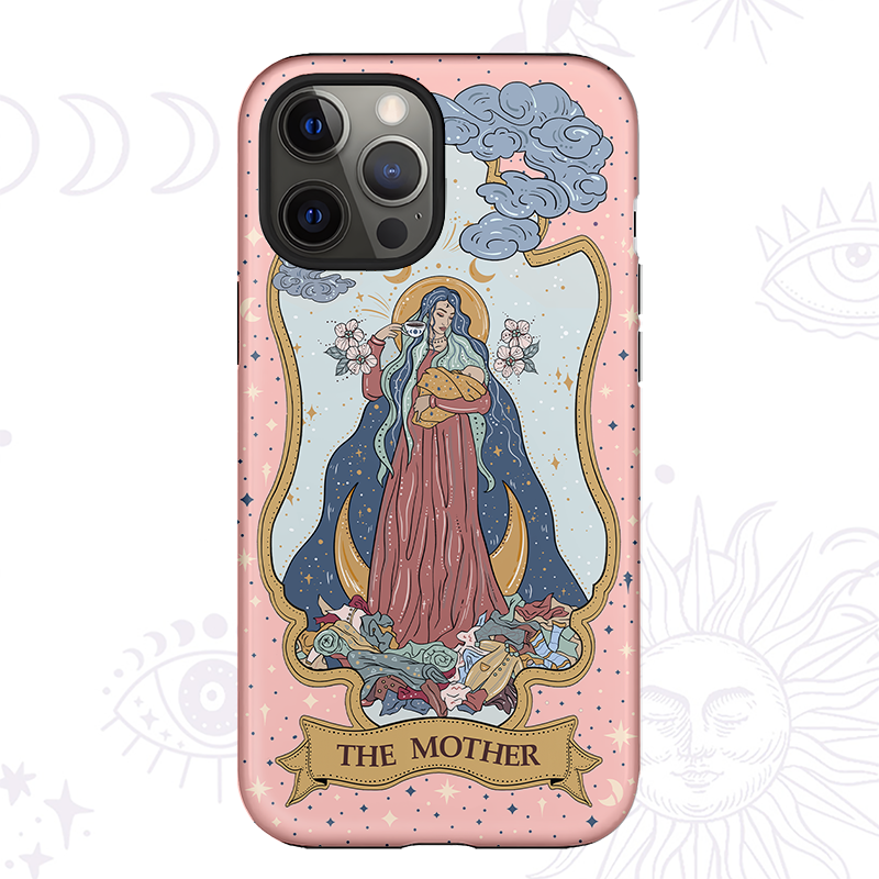 Purplehecate The mother Tarot Ancient Mirror Phone Case