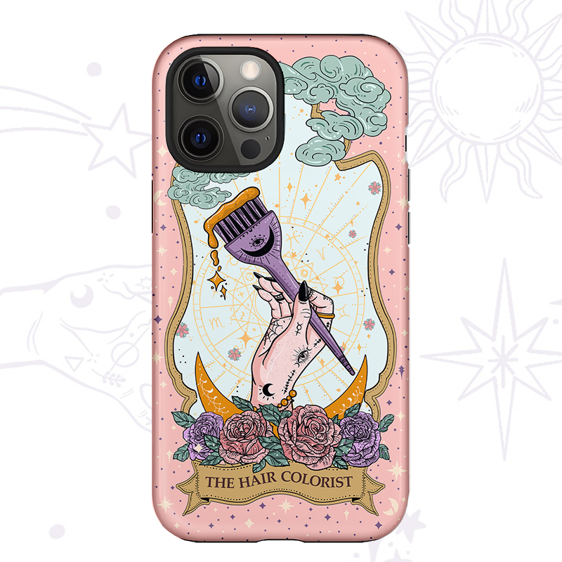 Purplehecate The Hair Colorist Tarot Ancient Mirror Phone Case