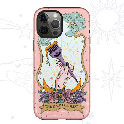 Purplehecate The Hair Colorist Tarot Ancient Mirror Phone Case