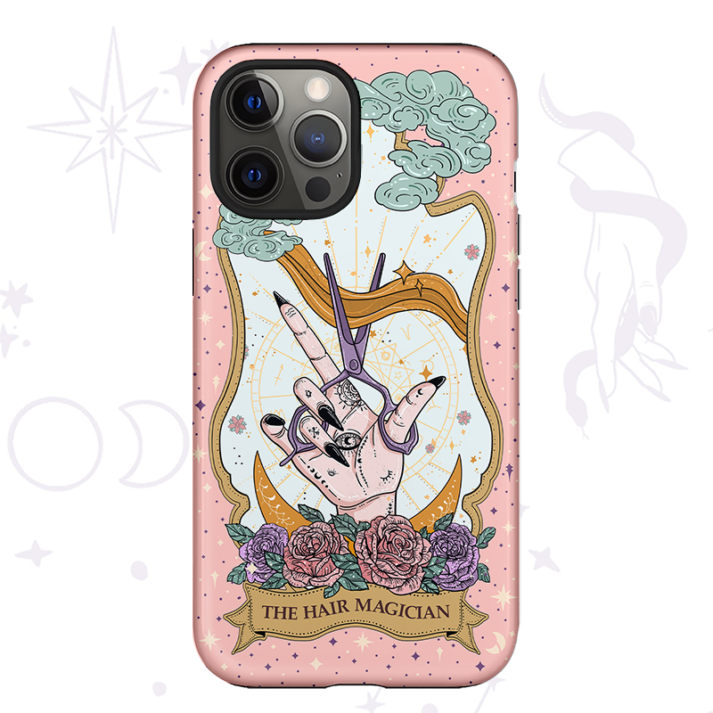 Purplehecate The Hair Magician Tarot Ancient Mirror Phone Case