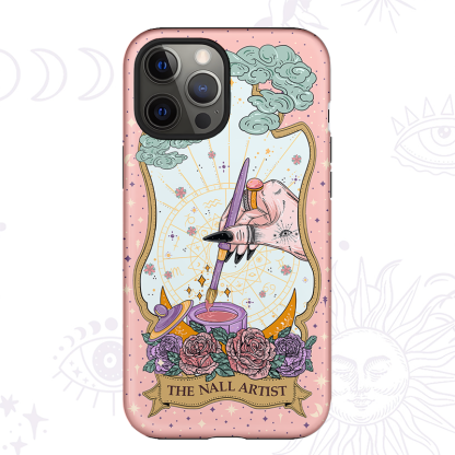 Purplehecate The Nail Artist Tarot Card Ancient Mirror Phone Case