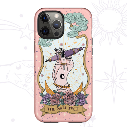 Purplehecate The Nail Tech Tarot Card Ancient Mirror Phone Case