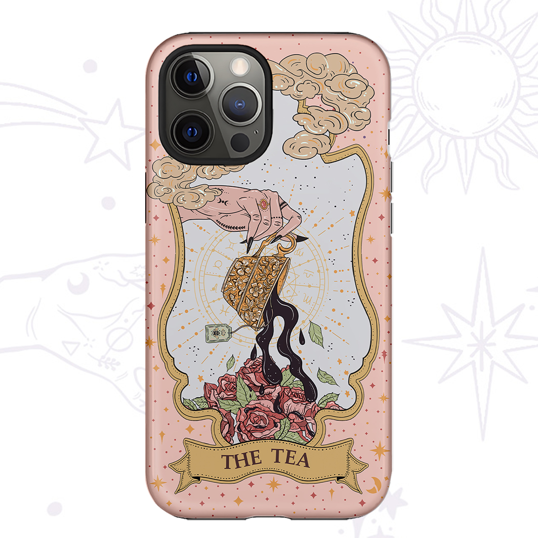 Purplehecate The Tea Food Tarot Ancient Mirror Phone Case