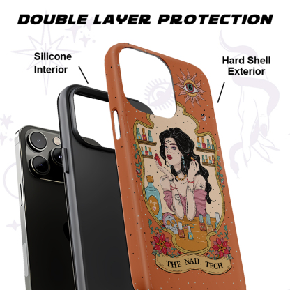 Purplehecate The Nail Tech Tarot Ancient Mirror Phone Case