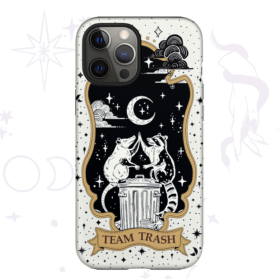 Purplehecate The Team Trash Tarot Ancient Mirror Phone Case