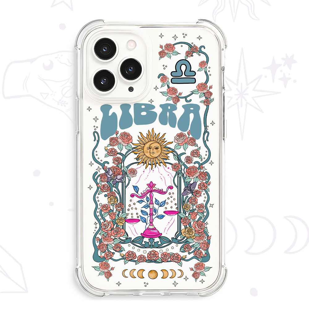 Purplehecate Libra Zodiac Clear Phone Case
