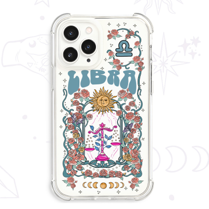 Purplehecate Libra Zodiac Clear Phone Case