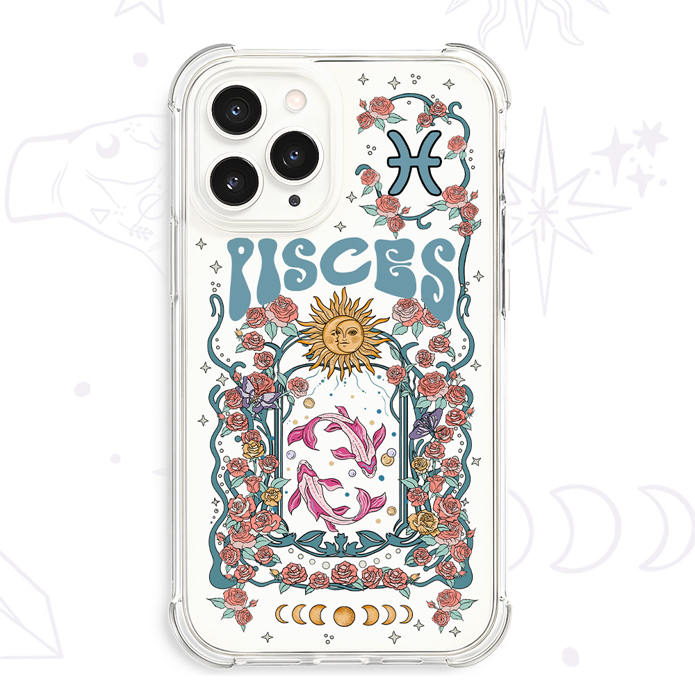 Purplehecate Pisces Spirit Zodiac Clear Phone Case