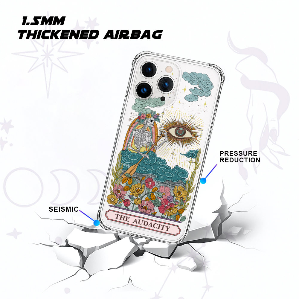 Purplehecate The Audacity Clear Phone Case