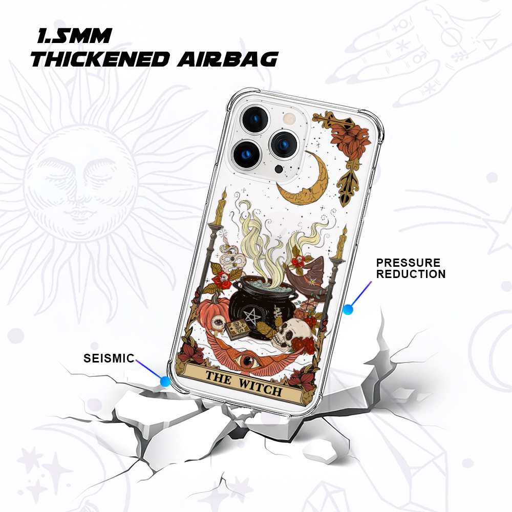 Purplehecate The Witch Magical Clear Phone Case